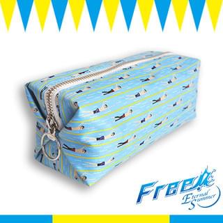 七瀬遙vs松岡凛のスクエアポーチ