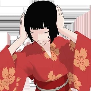 3Dモデル「MMD星白閑 浴衣バージョン」