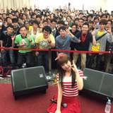 春奈るな 兵庫・西宮ガーデンズの様子