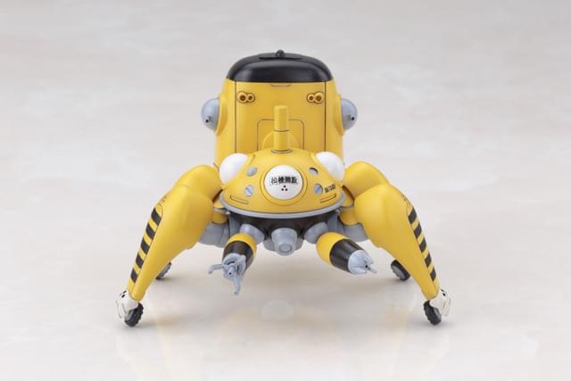 攻殻機動隊」シリーズの人気多脚戦車“タチイエロー”のプラモデルが10月
