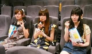 Tridentファーストライブ「Blue Snow」完成記念試写会の様子