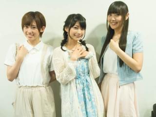 左より高橋李依、高野麻里佳、長久友紀