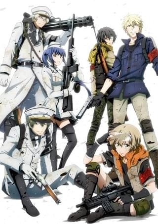 アニメ「青春×機関銃」キービジュアル