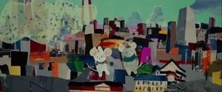 本編エンドロール用に描き下ろされたガンバとマンプク