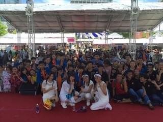 「ダナン日越文化交流フェスティバル」ステージの様子