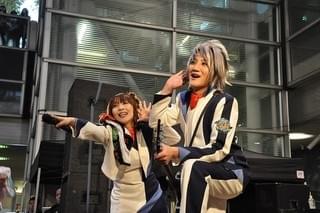 12年半ぶりにけやき広場でライブを行ったangela