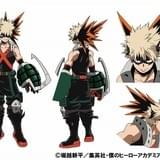 爆豪勝己 設定画 デクの幼馴染み。知力、体力、戦闘センス抜群の自信家で、「自分がNo.1のヒーローになる」という確固たる信念を持ち、 上昇志向が強い。“個性”は、掌の汗腺からニトロのような汗を出し爆発させる「爆破」。