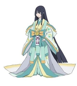 新たに「三狐神囃子」に加わることとなった 大橋彩香演じる赫夜(かぐや)