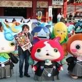 「妖怪ウォッチ」ハリウッド進出にプロデューサー&ジバニャンが意欲!妖怪19匹が参拝