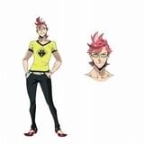 天河一（CV:前野智昭）キャラクター設定 頭よりも身体が先に動く脳みそ筋肉バカ。言動は粗暴だが、情に厚く、口にしたことは決して曲げない実直な面も。