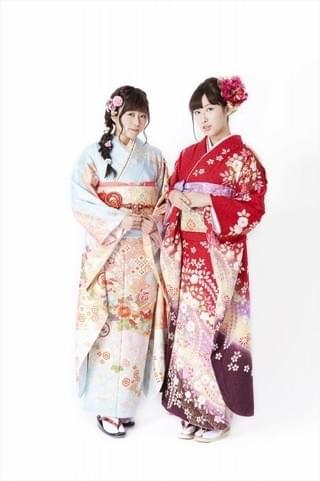 晴れ姿の水瀬いのりと伊波杏樹