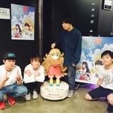 「甘々と稲妻」等身大つむぎフィギュアがしゃべるセリフが決定 アニメイトAKIBA新店舗におでかけ