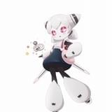 マジカロイド44（CV:新井里美）： 女の子型ロボット姿の魔法少女。なにごとも損得を考えて行動し、やりたくないことは絶対やらないちゃっかり者。魔法少女専用チャットには滅多に現れない。お金儲けがすき。 魔法：未来の便利な道具を毎日ひとつ使うことができるよ 四億四千四百四十四万四千四百四十四種類ある「未来の便利な道具」を、一日一個だけ、ランダムに取り出して使用できる。ただし、道具はその日限りで消滅してしまうんだ。