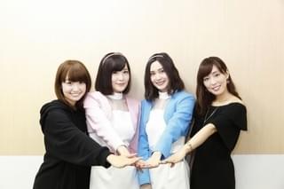 先行上映会に登壇した 大橋彩香、高橋未奈美、M・A・O、日笠陽子（左より）