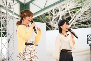 ご当地の風景が再現されているところに注目！「うどんの国の金色毛鞠」と「ふらいんぐうぃっち」をアピール