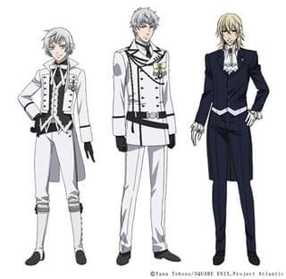 左より、チャールズ・グレイ(CV.木村良平)、チャールズ・フィップス(CV.前野智昭)、ドルイット子爵(CV.鈴木達央)