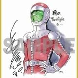 安彦良和総監督描き下ろしミニ色紙 《第2弾》 シャア・アズナブル