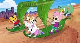 しまじろうたちが砂漠を冒険!