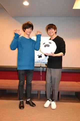 アザラシ君役・花江夏樹とシロクマさん役・梅原裕一郎