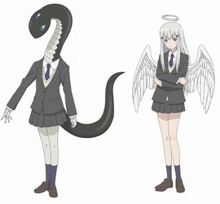 サスサススール（左／CV:綾瀬有）と御魂真奈美(CV:鎌倉有那)