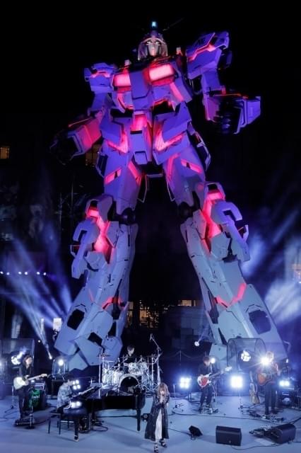 お台場の実物大ユニコーンガンダム立像完成！オープニングセレモニーで 