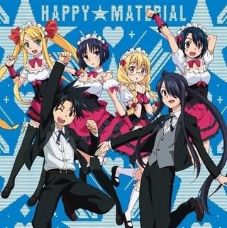 オープニング主題歌「ハッピー☆マテリアル」CDジャケット（10月25日発売）