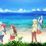 「劇場版 のんのんびより」18年夏公開 夏の浜辺にキャラクターが集ったティザービジュアル公開
