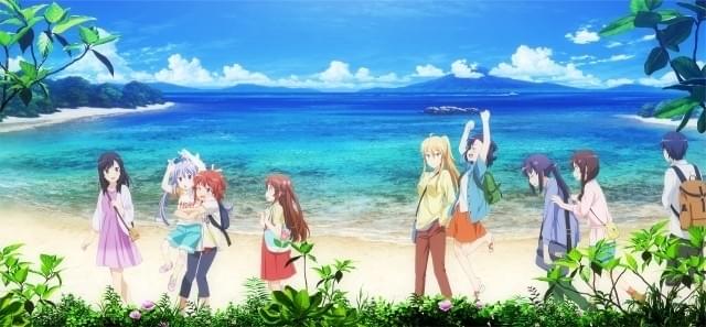 劇場版 のんのんびより」18年夏公開 夏の浜辺にキャラクターが集った