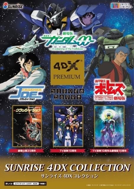 劇場版「ガンダム00」「クラッシャージョウ」「ペールゼン・ファイルズ