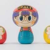 「Dr.スランプ アラレちゃん」創作こけし発売 たまご型の「ガッちゃん」こけしも