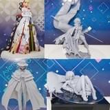 左上から右の順番で、「セイバー 着物ドレスVer.」「アヴェンジャー/ジャンヌ・ダルク［オルタ］」「アヴェンジャー/巌窟王 エドモン・ダンテス」「マシュ・キリエライト」