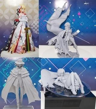 左上から右の順番で、「セイバー 着物ドレスVer.」「アヴェンジャー/ジャンヌ・ダルク［オルタ］」「アヴェンジャー/巌窟王 エドモン・ダンテス」「マシュ・キリエライト」