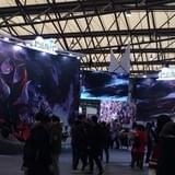 同じく中国イベントの、「アズールレーン」ブースの風景。