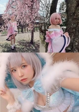 「ダウンタウンDX」では雪の衣装（下）、 「サンデー・ジャポン」ではサクラの衣装を着用