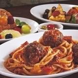 ファンおなじみのミートボール・スパゲティ