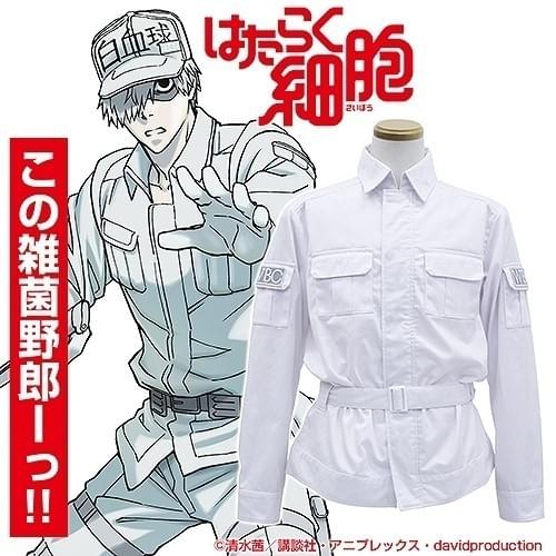 はたらく細胞」白血球（好中球）のワークジャケット発売 「WBC」の