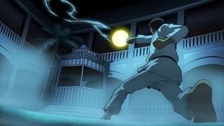 コナンが蹴ったボールは京極の真正面に！