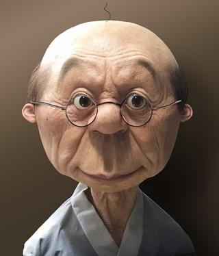 自由廊が手がけたリアル波平