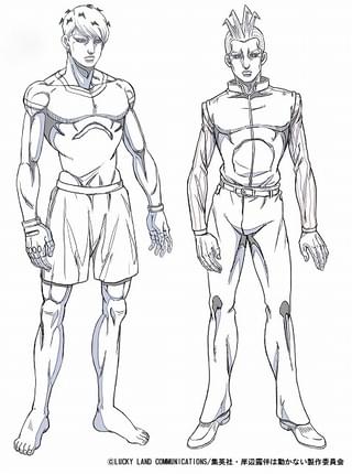 （左から）内山が担当する橋本陽馬、高橋が演じる若い男