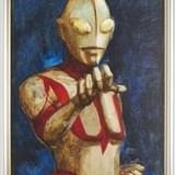 成田亨さんが描いた油彩画「真実と正義と美の化身」