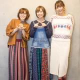 原紗友里、花守ゆみり、豊崎愛生（左から）