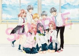 劇場前売り券に「青春三部作全員集合イラストカレンダー」付属