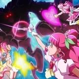 「映画プリキュアミラクルリープ」キュアグレースが応援の力でスーパーグレースに変身