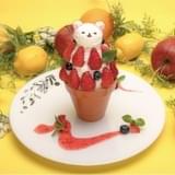 コリラックマのまくまくいちごツリーパフェ