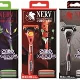 Schickとコラボした「エヴァ」モデルのカミソリ、3色で発売