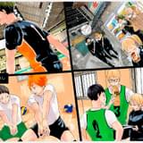 描きおろしイラスト、烏野メンバー