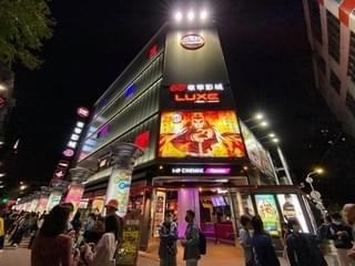 台湾の劇場入口