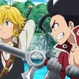 梶が1人2役で演じるメリオダスとゼルドリス