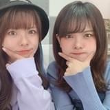 松田利冴さんと松田颯水さんの2ショット写真。どちらが利冴さんかアニメハックTV内で明かされている