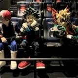 デク、爆豪、轟が一足先に4D上映を体感